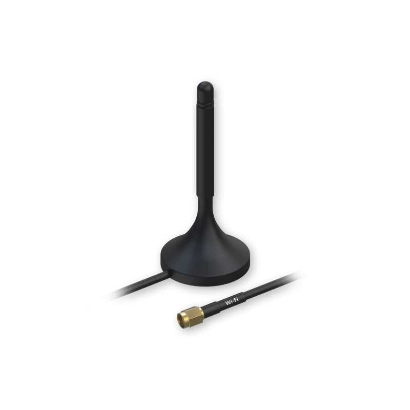 Teltonika 003R-00230 | WiFi antenna | Magnet, 3dBi, 1.5 m cable, RP-SMA