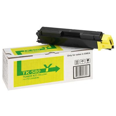 KYOCERA TK-580Y toner cartridge 1 pc(s) Original Yellow