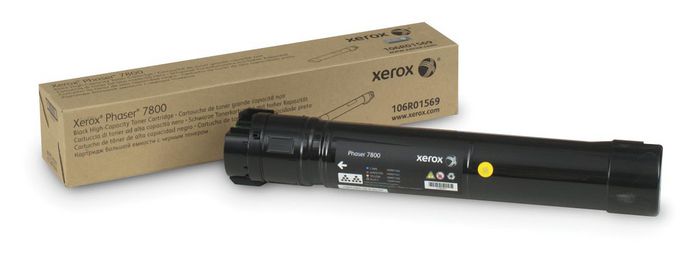 Xerox Xerox Genuine Phaser 7800 Black Toner Cartridge (24,000 pages) - 106R01569