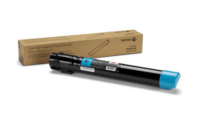 Xerox Xerox Genuine Phaser 7500 Cyan Toner Cartridge - 106R01436