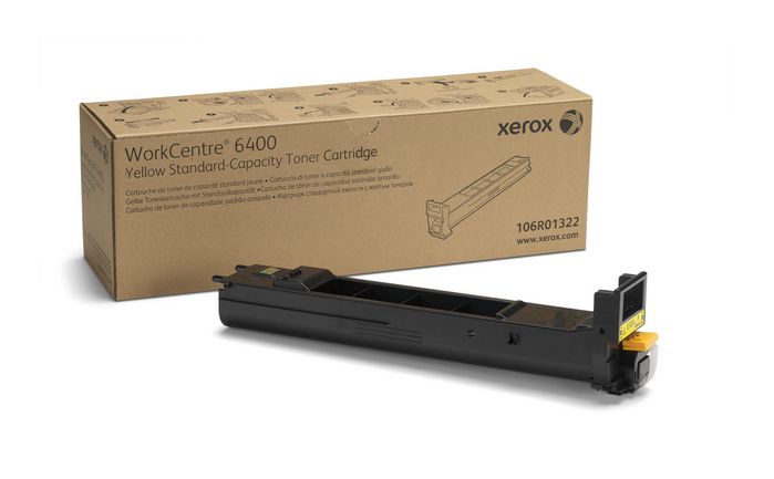 Xerox Xerox Genuine WorkCentre 6400 Yellow Toner Cartridge - 106R01322