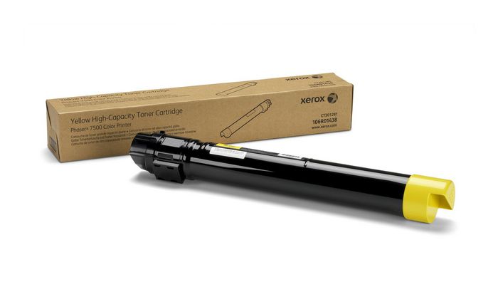 Xerox Xerox Genuine Phaser 7500 Yellow Toner Cartridge - 106R01438