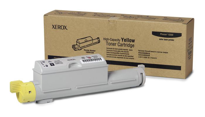 Xerox Xerox Genuine Phaser 6360 Yellow Toner Cartridge - 106R01220