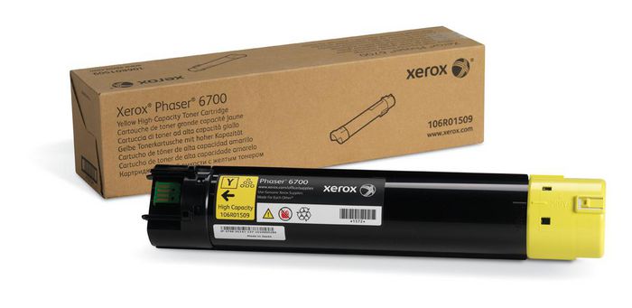 Xerox Xerox Genuine Phaser 6700 Yellow Toner Cartridge - 106R01509
