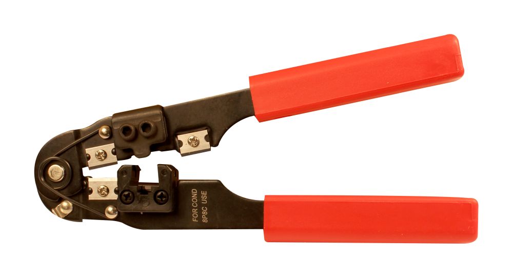 TPCrimpzange CAT56 für standard Twisted Pair SUTP Stecker RJ45 Synergy21