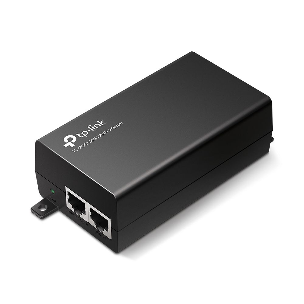 TP-Link - PoE160S - PoE+ Injector Adapter PORT: 1× Gigabit PoE Port