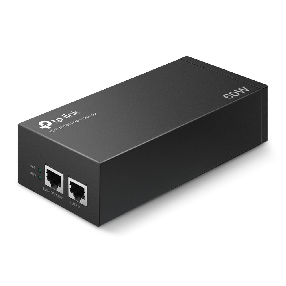 TP-Link - PoE170S - PoE++ Injector Adapter - PORT: 1× Gigabit PoE Port