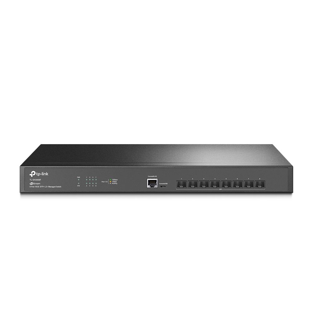 TP-Link Switch full managed Layer2+ 8 Port • 8x SFP+ • Omada • SX3008F