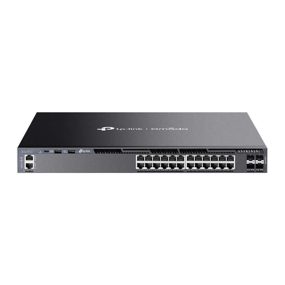 TP-Link Switch full managed Layer3 28 Port • 24x 1 GbE • 4x SFP+ • Omada • TL-SG6428X