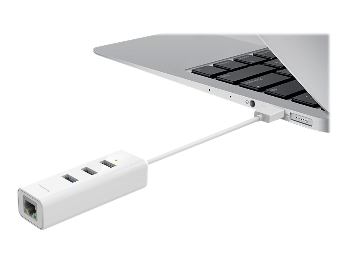 TP-Link UE330 laptop dock/port replicator Wired USB 3.2 Gen 1 (3.1 Gen 1) Type-A White