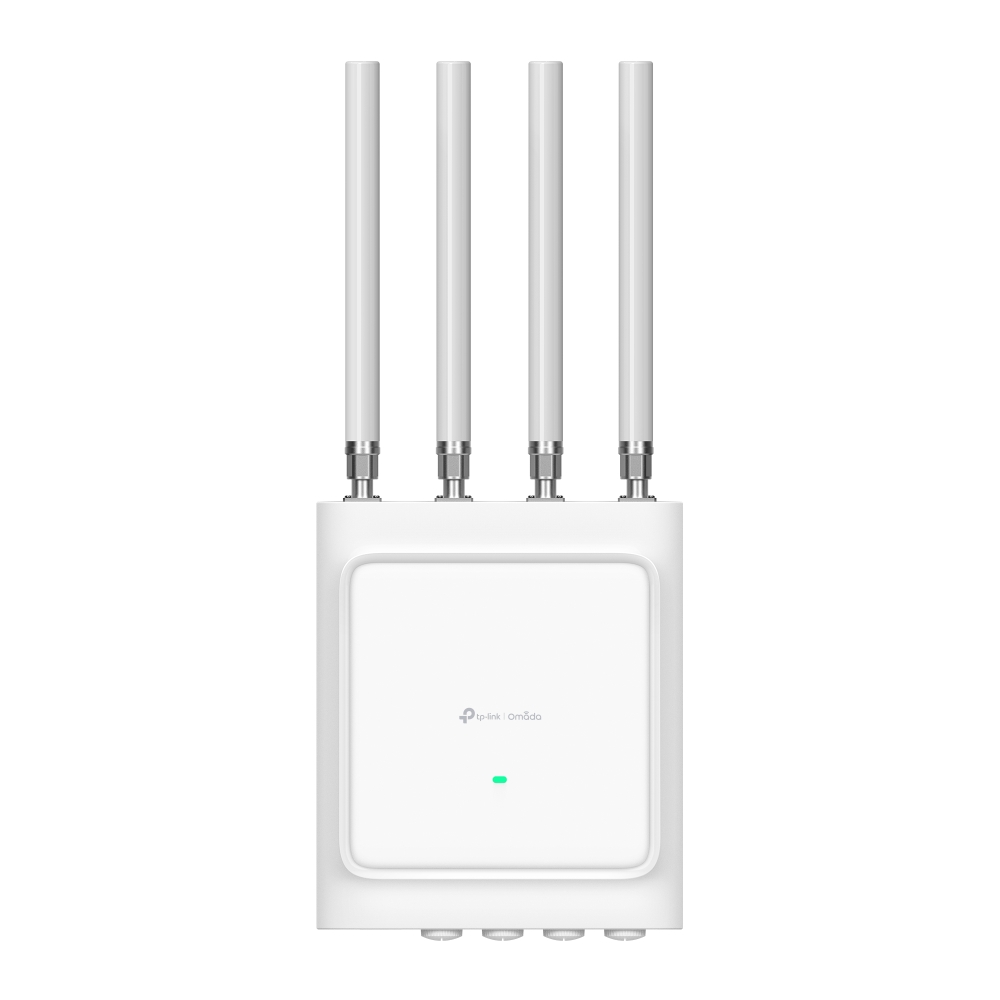 TP-Link Wireless AP WIFI6 &bull AX3600 &bull 4x4 &bull Outdoor &bull 1x 2.5GbE, 1x 1GbE, 1x SFP+ &bull EAP668-Outdoor &bull Omada