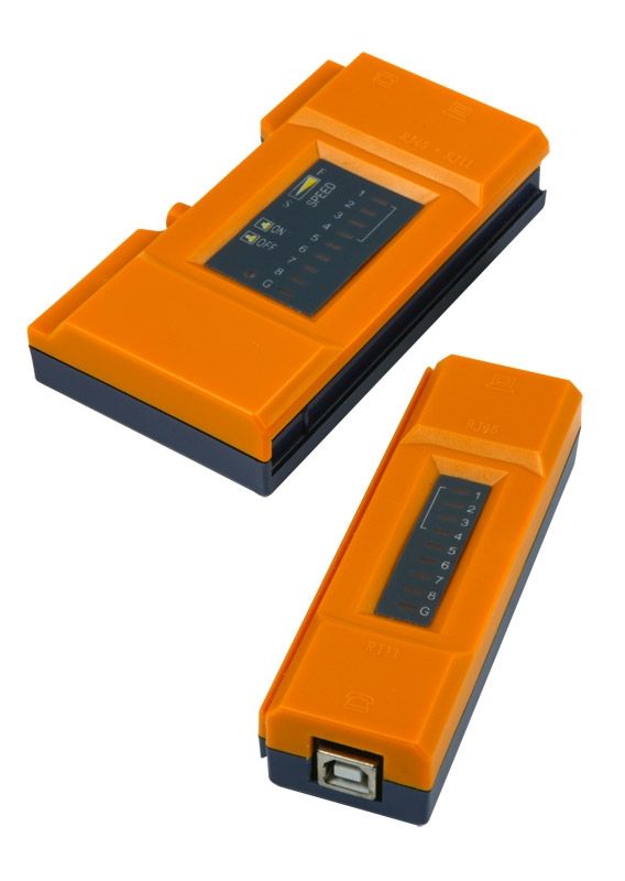 TP(RJ45)/USB cable tester, transmitter/receiver, Synergy 21