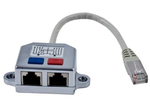 TP-Y(Adapter),2x10/100, FTP, RJ45, Synergy 21