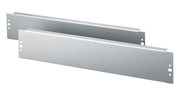 Triton 10" wall housing, e.g. blind plate, 1U, light gray