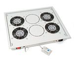 Triton 19" cabinet, e.g. fan insert, 2x, roof/floor, light