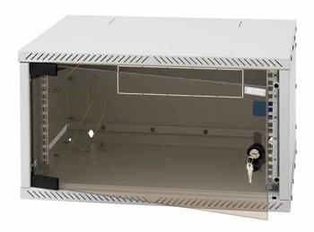 Triton 19" wall housing, 4U, 1-part, T400, light gray, disassembled, flat pack
