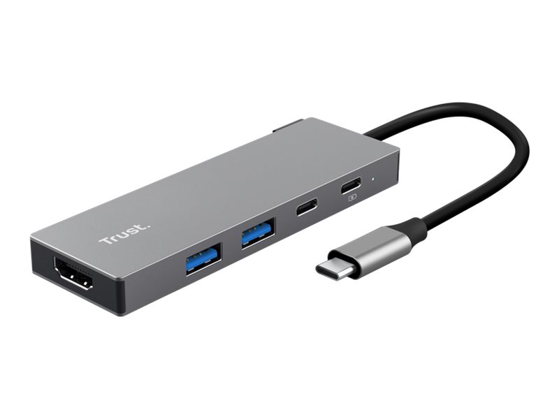 Trust 26062 interface hub USB Type-C Grey
