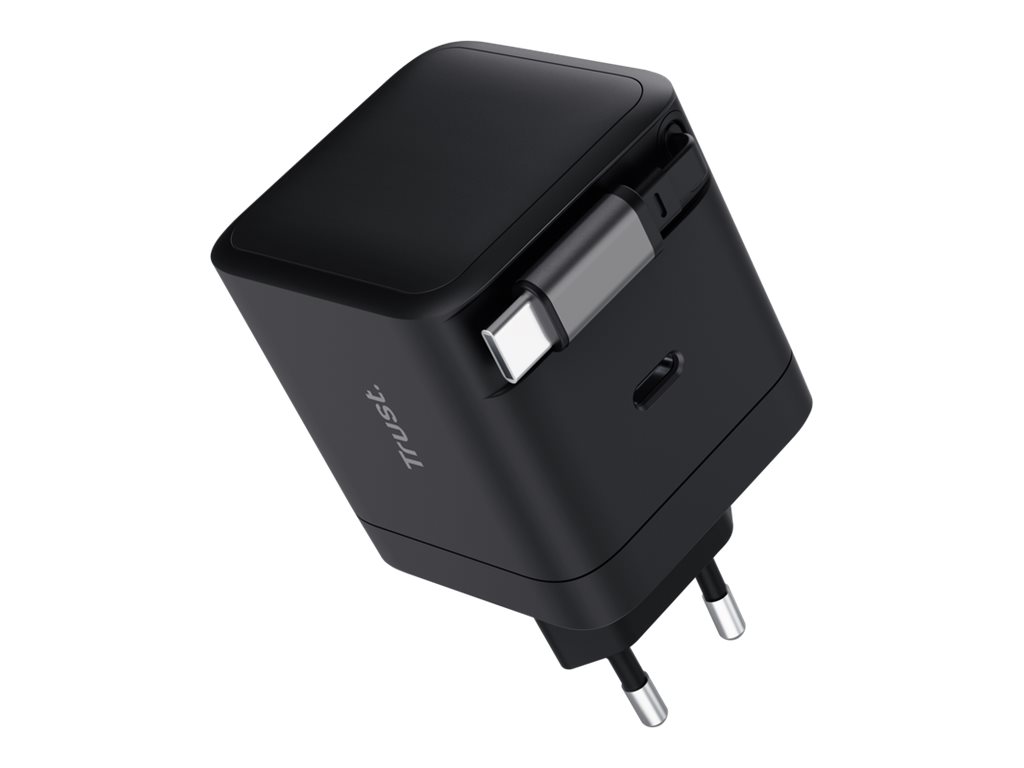 Trust Maxo 65W Retractable USB-C PD Charger