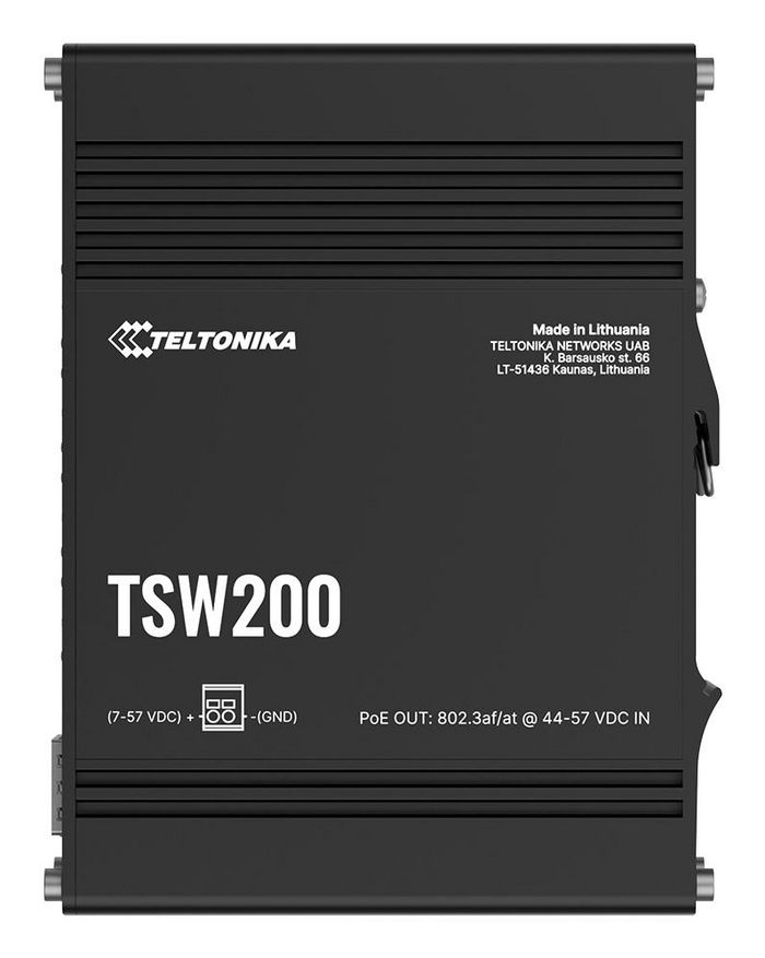 Teltonika Networks Unmanaged, 8x RJ-45, 2x SFP, PoE+, IP30