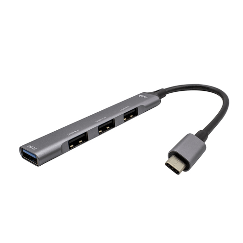 USB-C METAL HUB 1X USB 3.0 + 3X USB 2.0