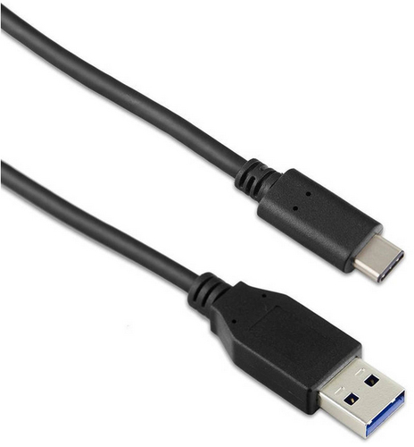 USB-C TO A 10GB 1M 3A CABLE 3.1 GEN2 10GBPS BLACK