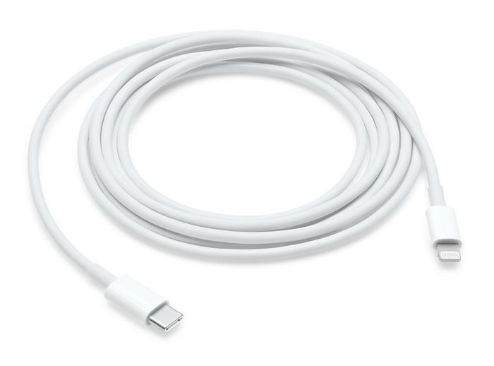 Apple Lightning-kabel 2m Hvid