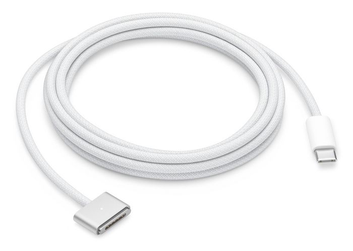 Apple Strømkabel 2m Sølv
