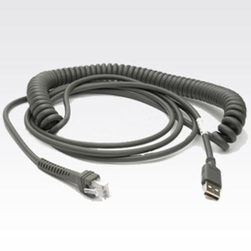 USB CBL SERIE A 9FT COILED