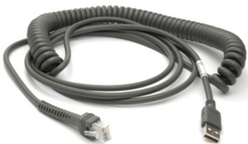USB CBL SERIE A 15FT COILED