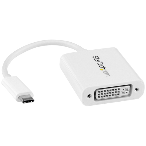 USB TYPE C TO DVI ADAPTER USB-C DVI VIDEO CONVERTER-WHITE