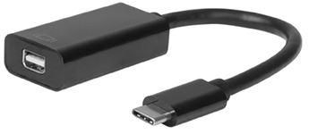 Microconnect USB3.1CMDPB video cable adapter 0.2 m USB Type-C Mini DisplayPort Black