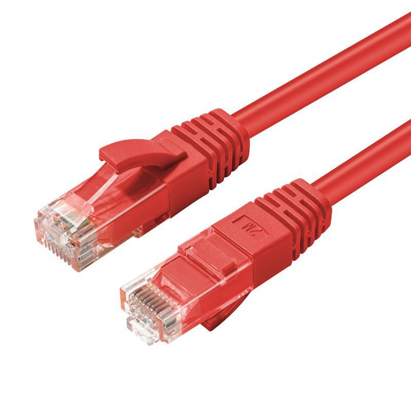 Microconnect UTP6003R networking cable Red 0.3 m Cat6 U/UTP (UTP)
