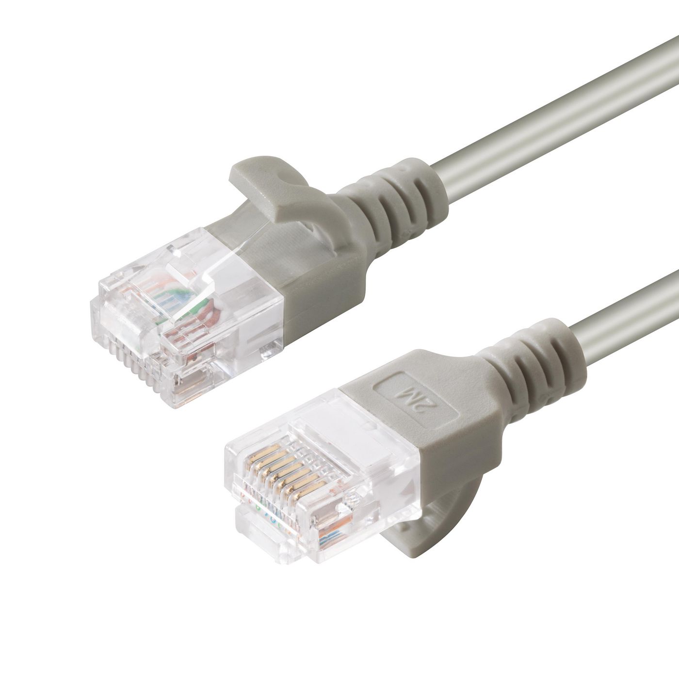 Microconnect V-UTP610-SLIM networking cable Grey 10 m Cat6 U/UTP (UTP)