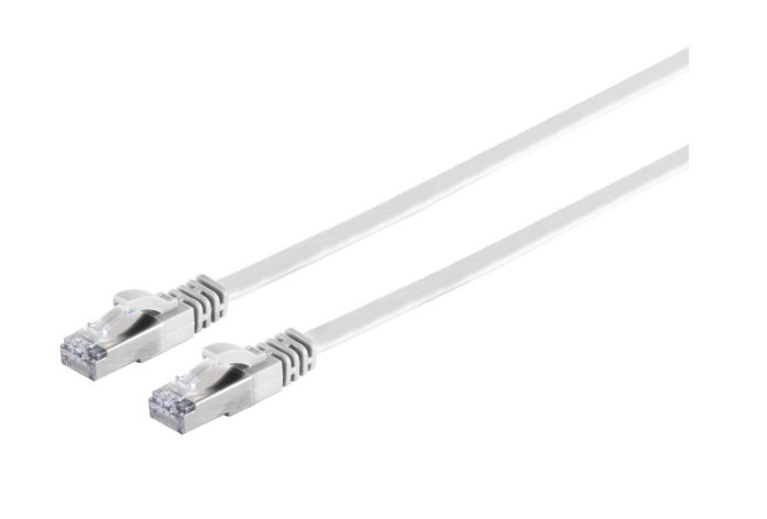 Microconnect V-UTP6A05W-FLAT networking cable White 5 m Cat6a U/UTP (UTP)