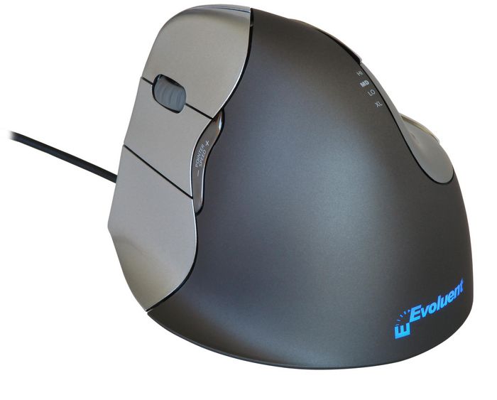 Evoluent VerticalMouse 4, small, 6 buttons, USB, Windows XP/7/Vista