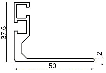 Vertiv(Knürr) Schrank kzub/Smaract, L-Schiene, T 560, L=528mm, Paarweise