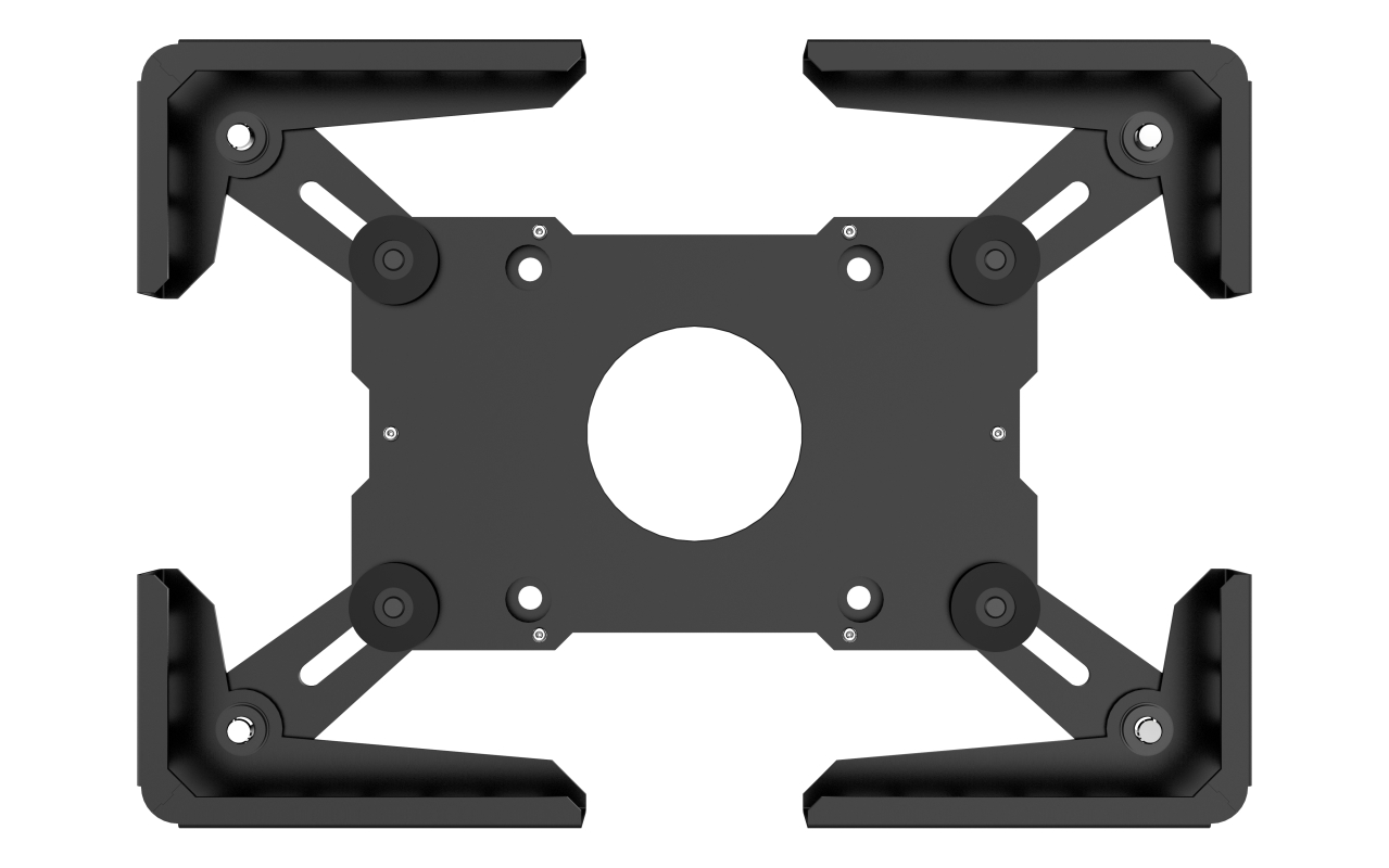 VESA Desktop Standfuß Halterung Flex für Tablet Display Monitor 75cm10cm