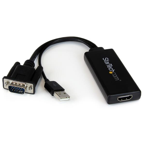 VGA TO HDMI ADAPTER WITH USB AUDIO M POWER