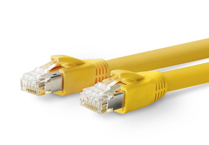 Vivolink Cat 6a, F/FTP, 40m, 4-pair, 23 AWG, LSZH, HDBaseT, Yellow