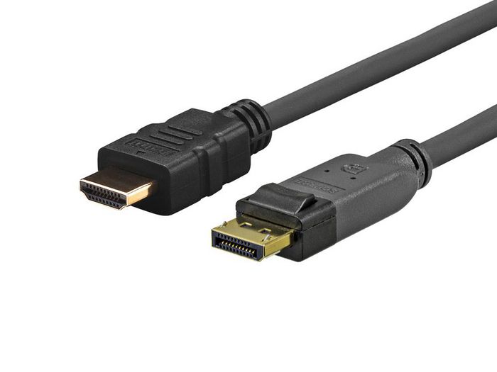 Vivolink Pro Displayport - HDMI, UHD, 5.0m, Black