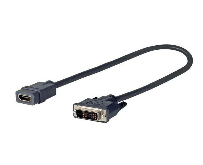 Vivolink PRO DVI-M - HDMI-F 0.2m