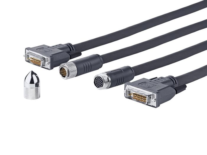 Vivolink DVI-D Cross Wall cable, 15m, Black