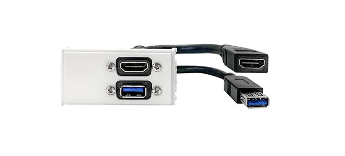 Vivolink Outlet Panel HDMI + USB3.0