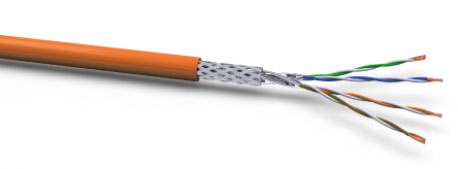 Voka 1000MHz Kabel CAT7 Halo S-STP(S/FTP) SLAN 500m Trommel Orange, Dca