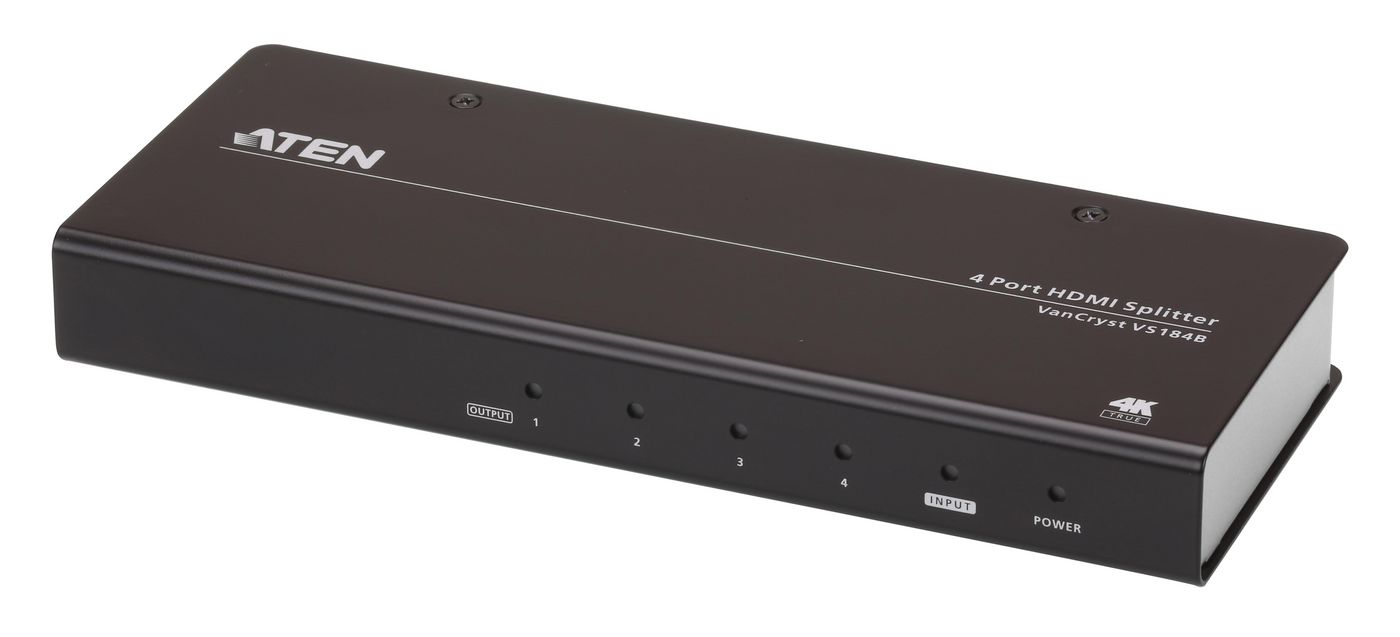 ATEN 4-Port True 4K at 60Hz (4:4:4), HDMI Splitter