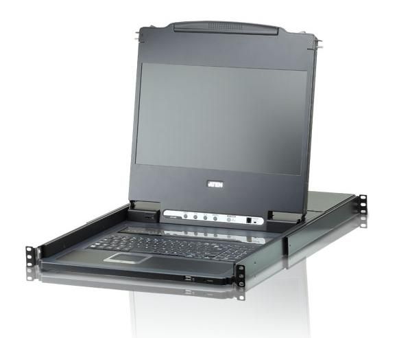 ATEN 8-Port 17.3" DVI Full HD LCD KVM Switch (USB)
