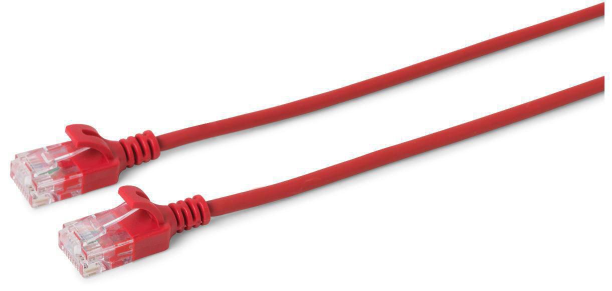 Microconnect V-UTP602R-SLIM networking cable Red 2 m Cat6 U/UTP (UTP)