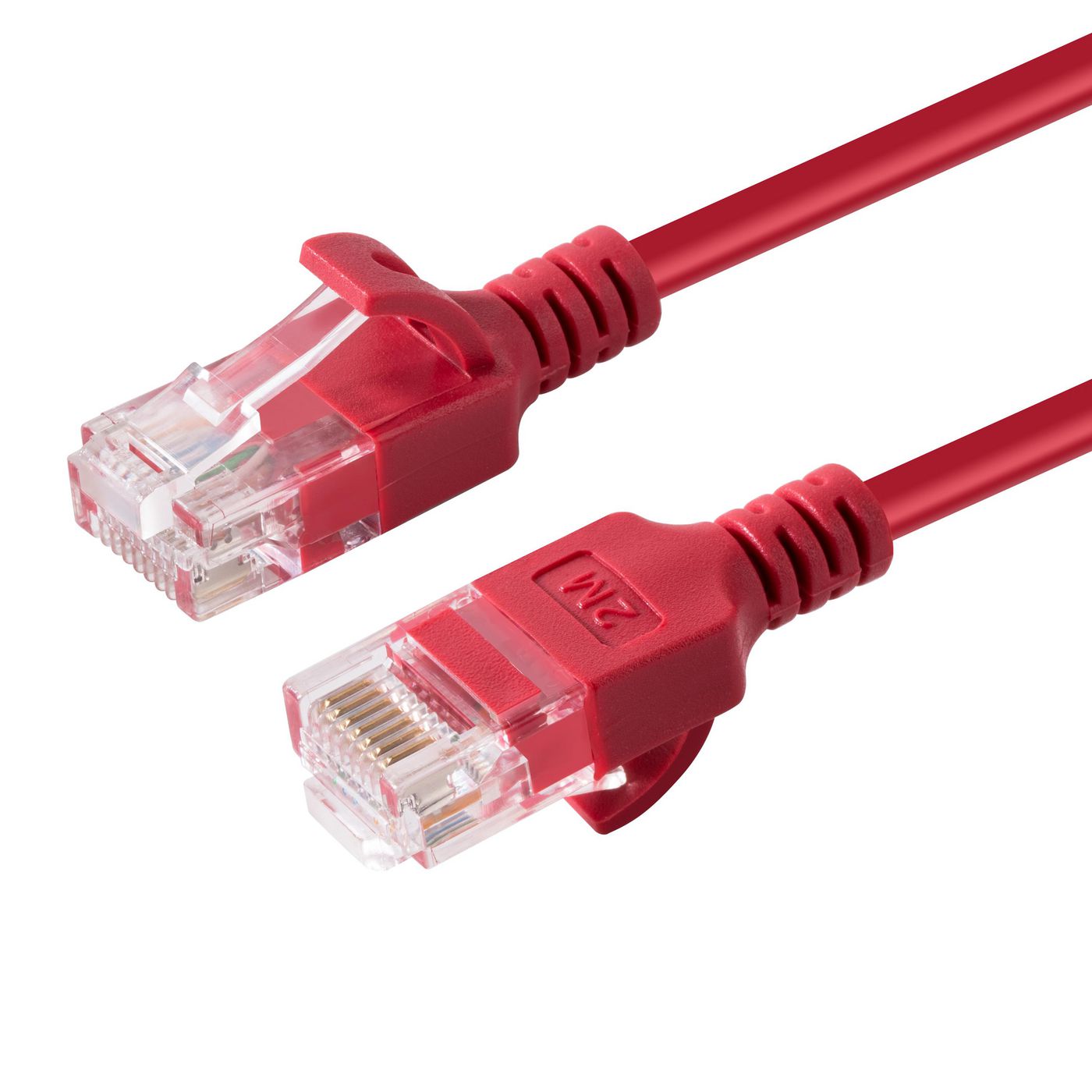 Microconnect V-UTP6A015R-SLIM networking cable Red 1.5 m Cat6a U/UTP (UTP)