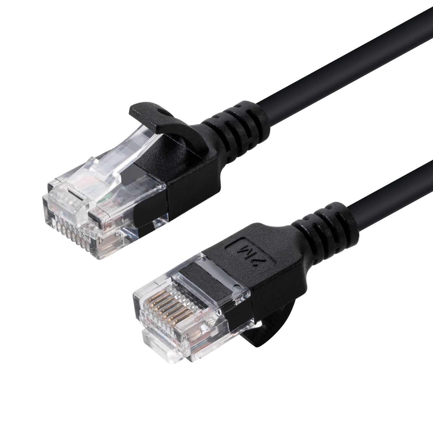 Microconnect V-UTP6A015S-SLIM networking cable Black 1.5 m Cat6a U/UTP (UTP)