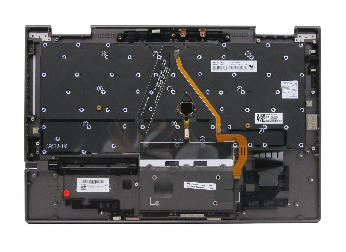 Lenovo 5M10V24900 laptop spare part Cover + keyboard